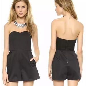 Alice + Olivia kedrah bustier romper